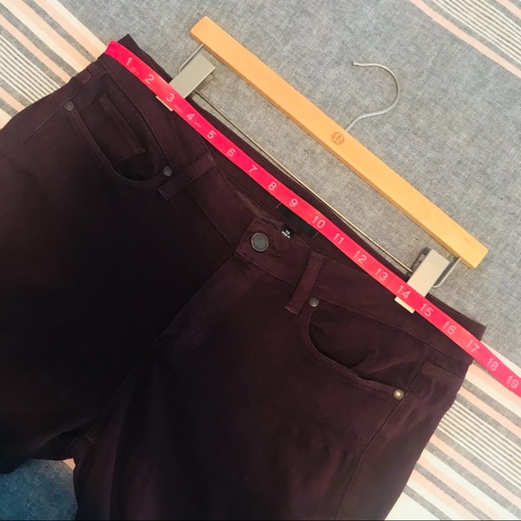 PAIGE | Soft Stretch | 32 | Dark Maroon - Picture 7 of 11